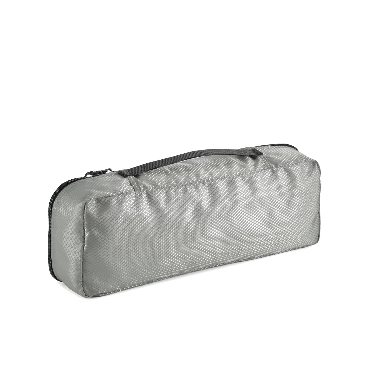 Amazon Basics Organizador Para Maletas, Organizadores de Viaje, con Cremallera, Juego de 4 Bolsas, Grande/Mediano/Pequeño/Delgado, Gris