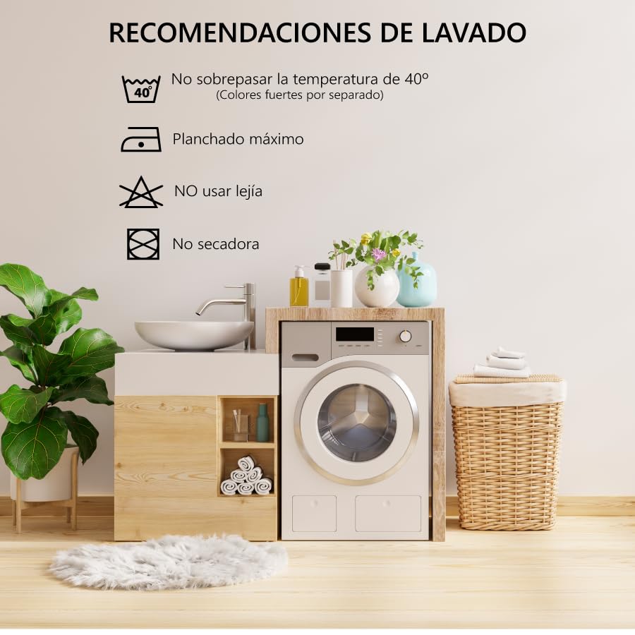 Degrees Home - Collection - Funda de Almohada - Microfibra extrasuave - Funda de Almohada 100% Poliéster - 105 cm