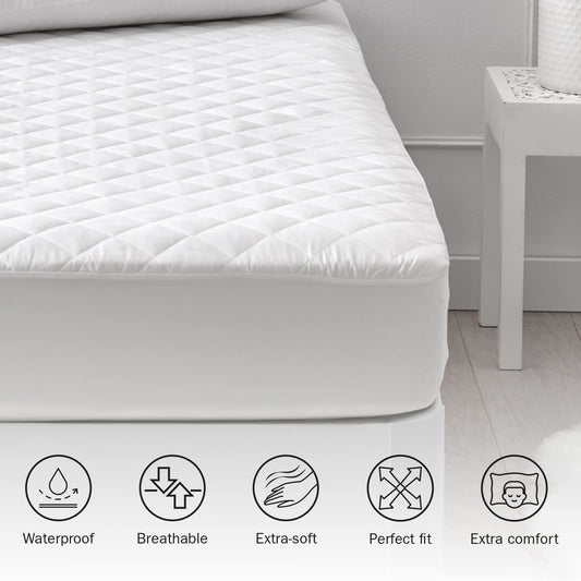 Pikolin Home - Protector de Colchón - Cubrecolchón - Impermeable, Transpirable, Hipoalergénico, Extrasuave (Varias Medidas)