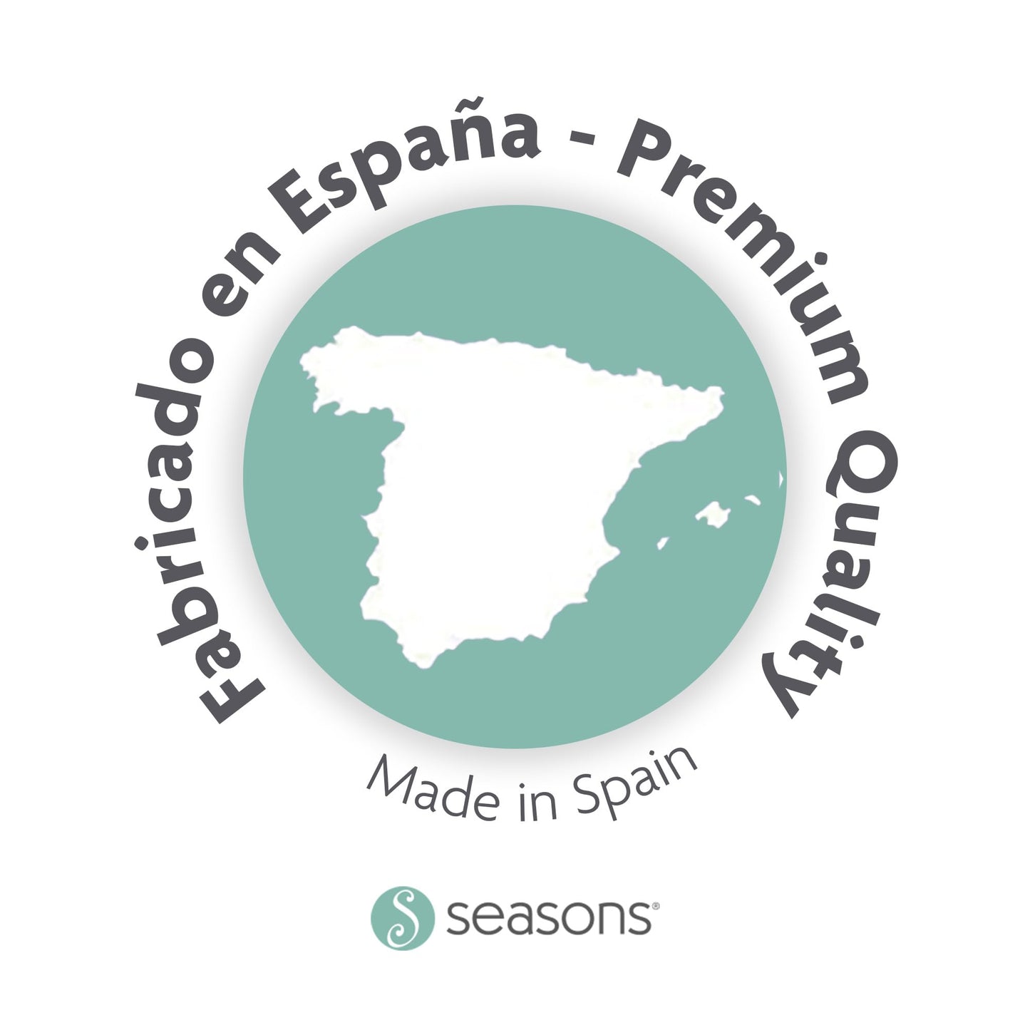 SEASONS - Pack 2 Almohadas Viscoelásticas 70 cm, Antiácaros y Antibacterias, Tejido con Hilo de Plata y Aloe Vera, Doble Funda, Tratamiento con Limpieza de Ozono, Fabricado en España